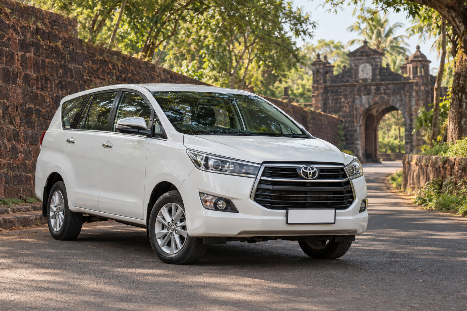 Toyota Innova Crysta self drive car rental Goa